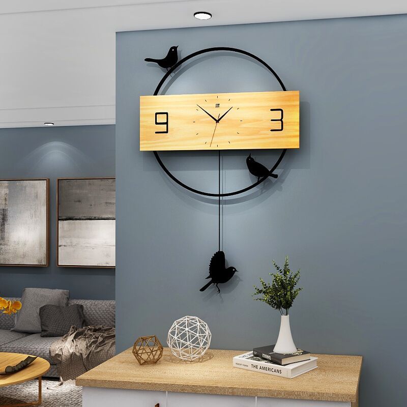 Nordic And Wall Clocks The Living Room Is Simple And Creative