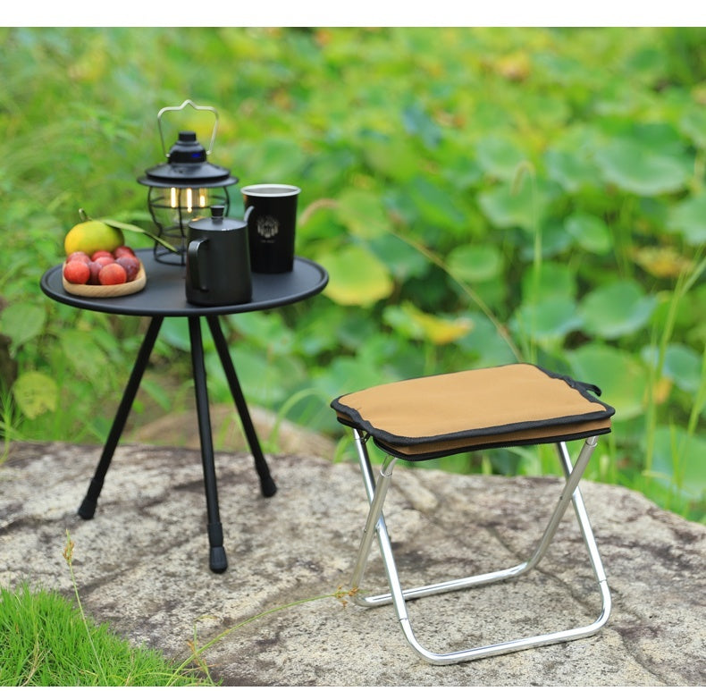 Ultra-light Portable Small Chair Folding Stool Aluminum Alloy Folding Stool