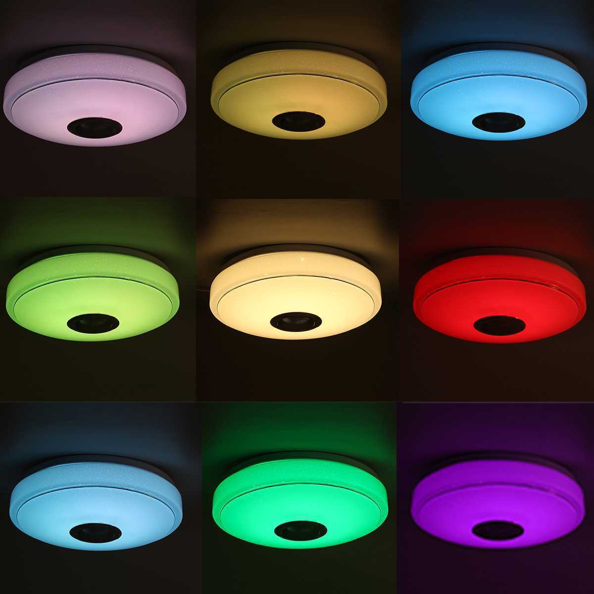 Tuya Wifi Smart Ceiling Light Led Colorful App Remote Control Bluetooth Lamps