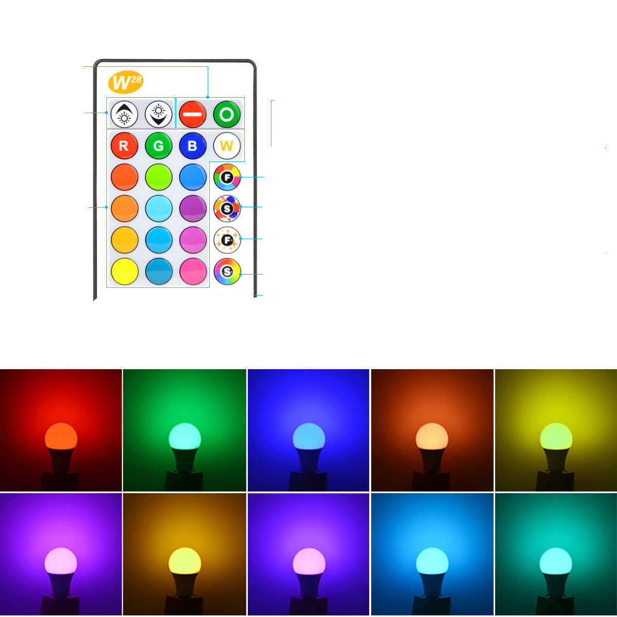 Led Smart Bluetooth Bulb Light Mobile Phone Dimming Color Music Group Control