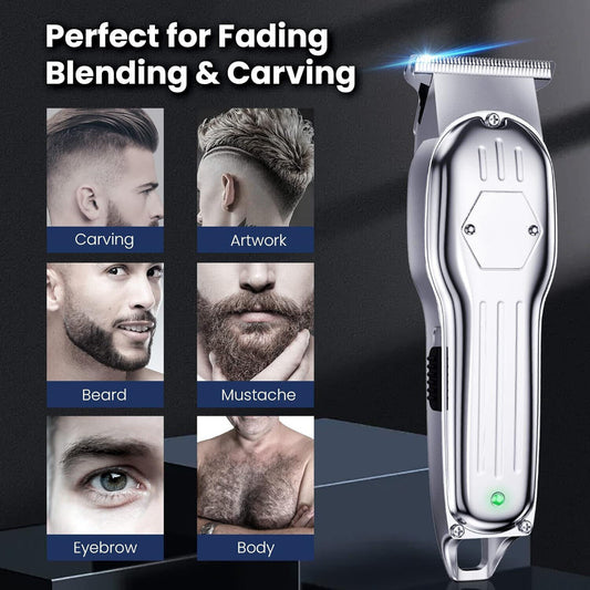 Professional Hair Clippers Cordless Trimmer Beard Cutting Machine Barber