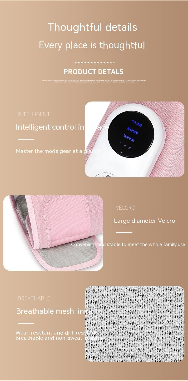 Automatic Air Bag Heating Calf Massage Massager