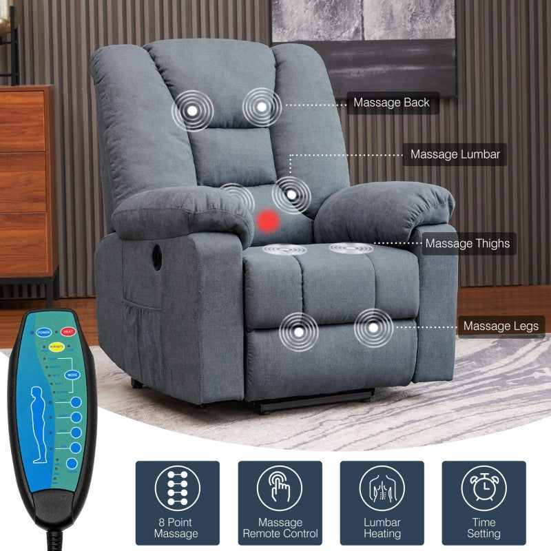 Single Electric Massage Multi-functional Recliner Living Room/bedroom