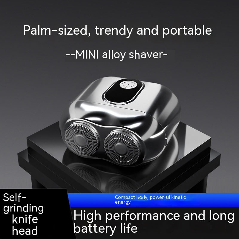 Mini Shaver Double-headed Portable USB Charging Waterproof Men's Household