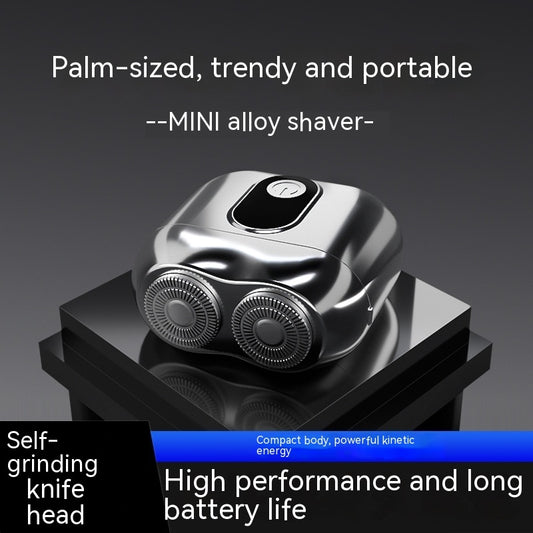 Mini Shaver Double-headed Portable USB Charging Waterproof Men's Household