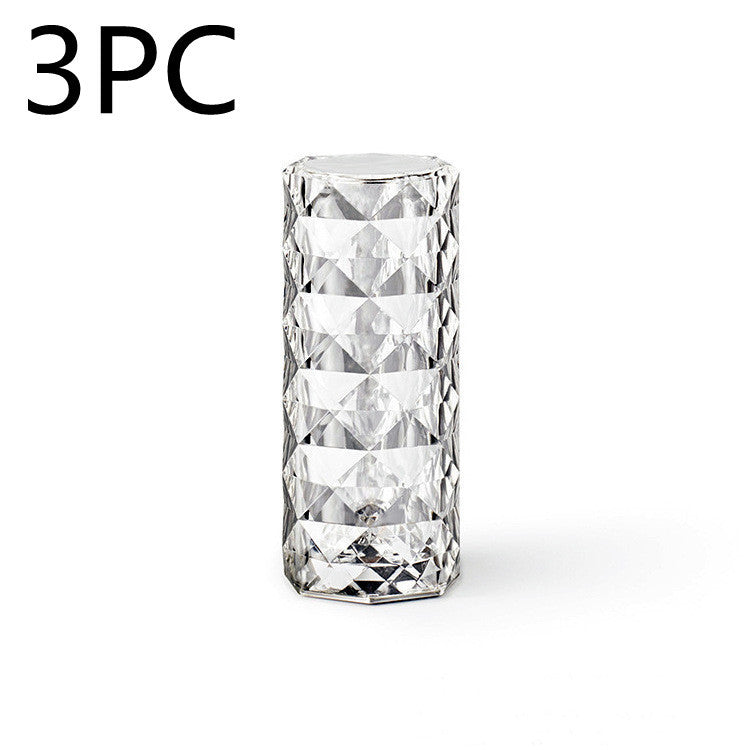 USB Table Lamps Bedroom Touch Dimming Atmosphere Diamond Night Light