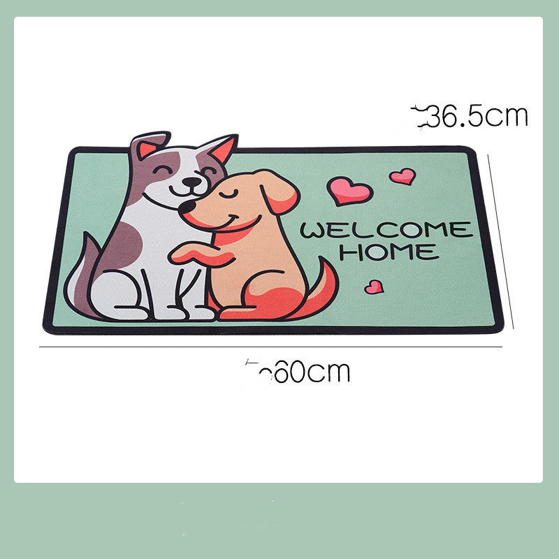 Cartoon Welcome Entrance Doormats Carpets Rugs For Home Bath