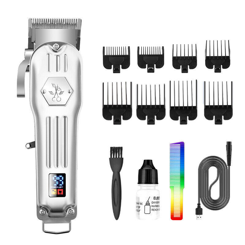 Professional Hair Clippers Cordless Trimmer Beard Cutting Machine Barber